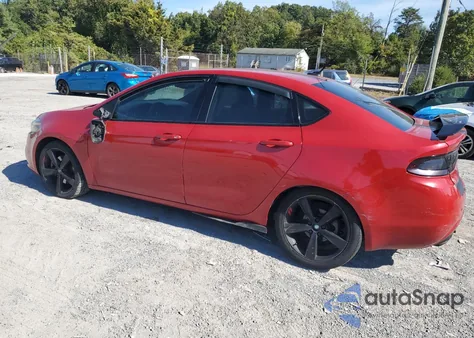 2015 Dodge Dart Gt из США, поврежденный, VIN 1C3CDFEB4FD166610